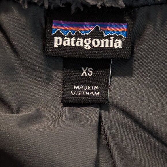 Patagonia Los Gatos Grey Deep Pile Fleece Vest - Size XS - Picture 2 of 4